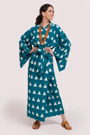 Teal Savannah Kimono
