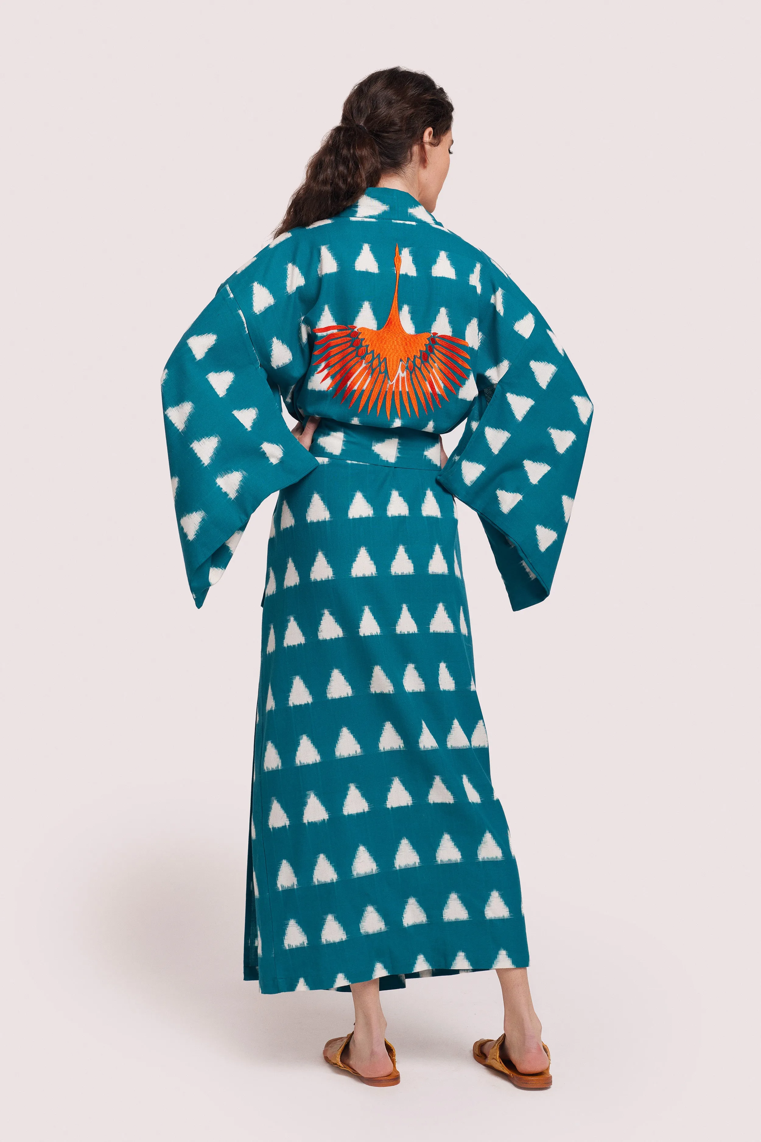Teal Savannah Kimono
