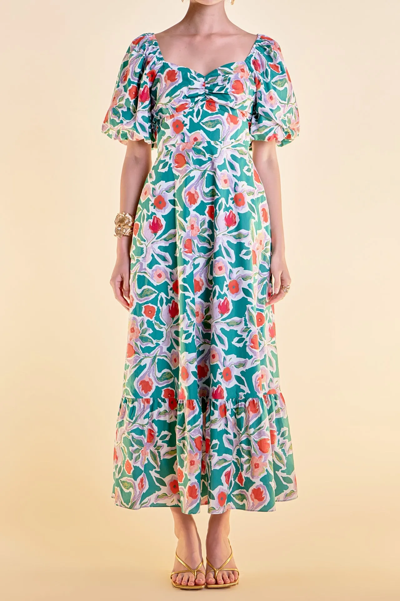 Tie Back Maxi Dress