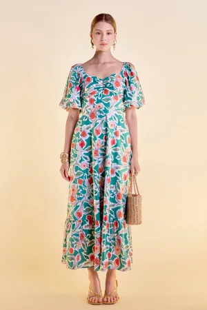 Tie Back Maxi Dress