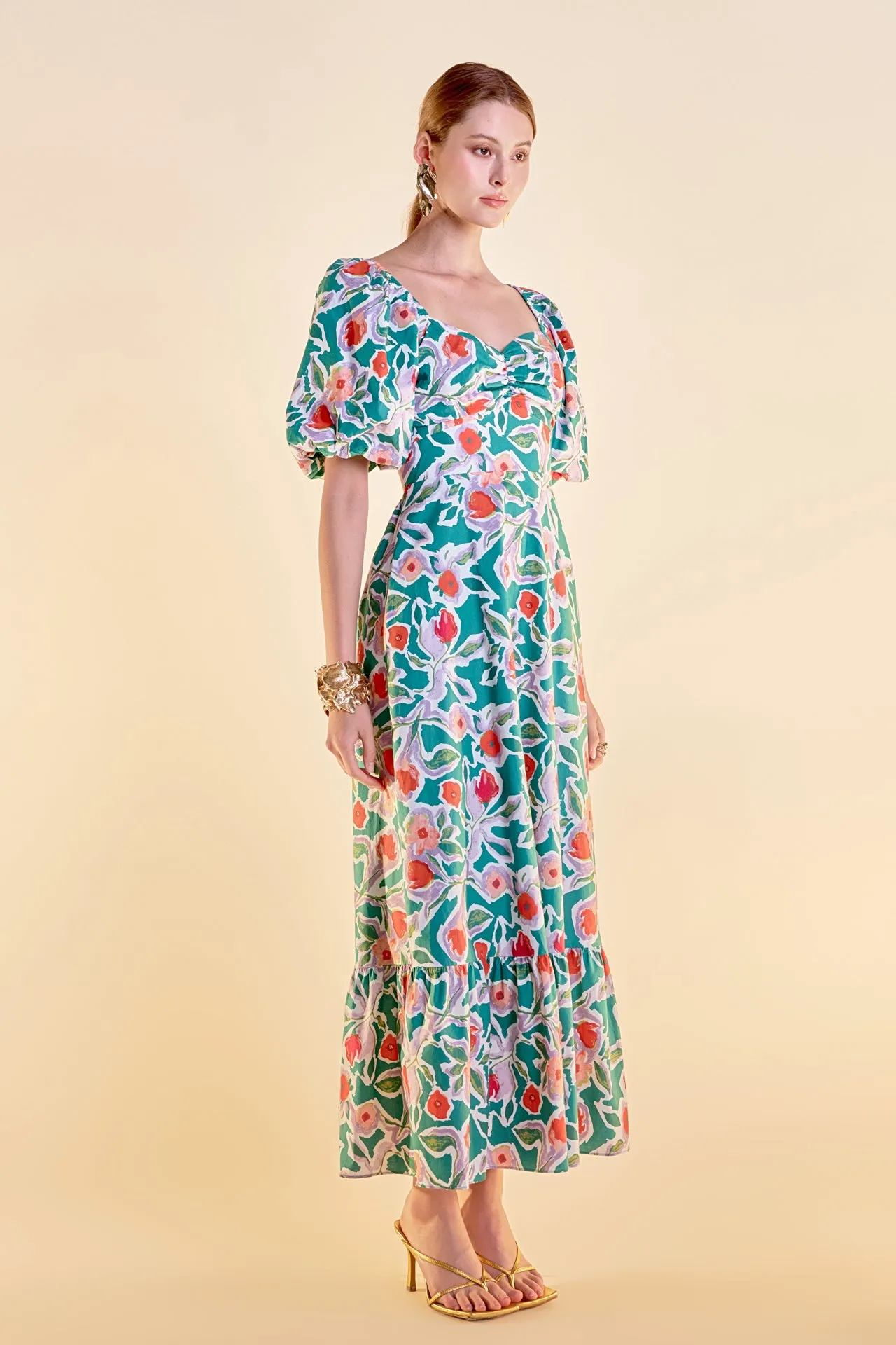 Tie Back Maxi Dress