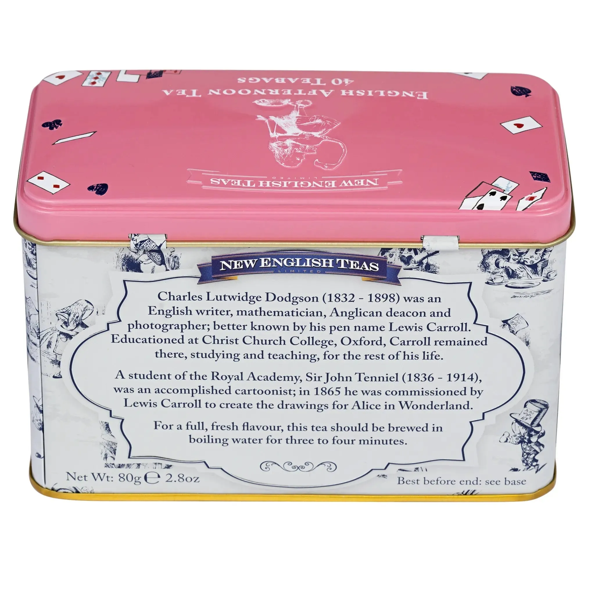 Vintage Alice In Wonderland Classic Tea Tin