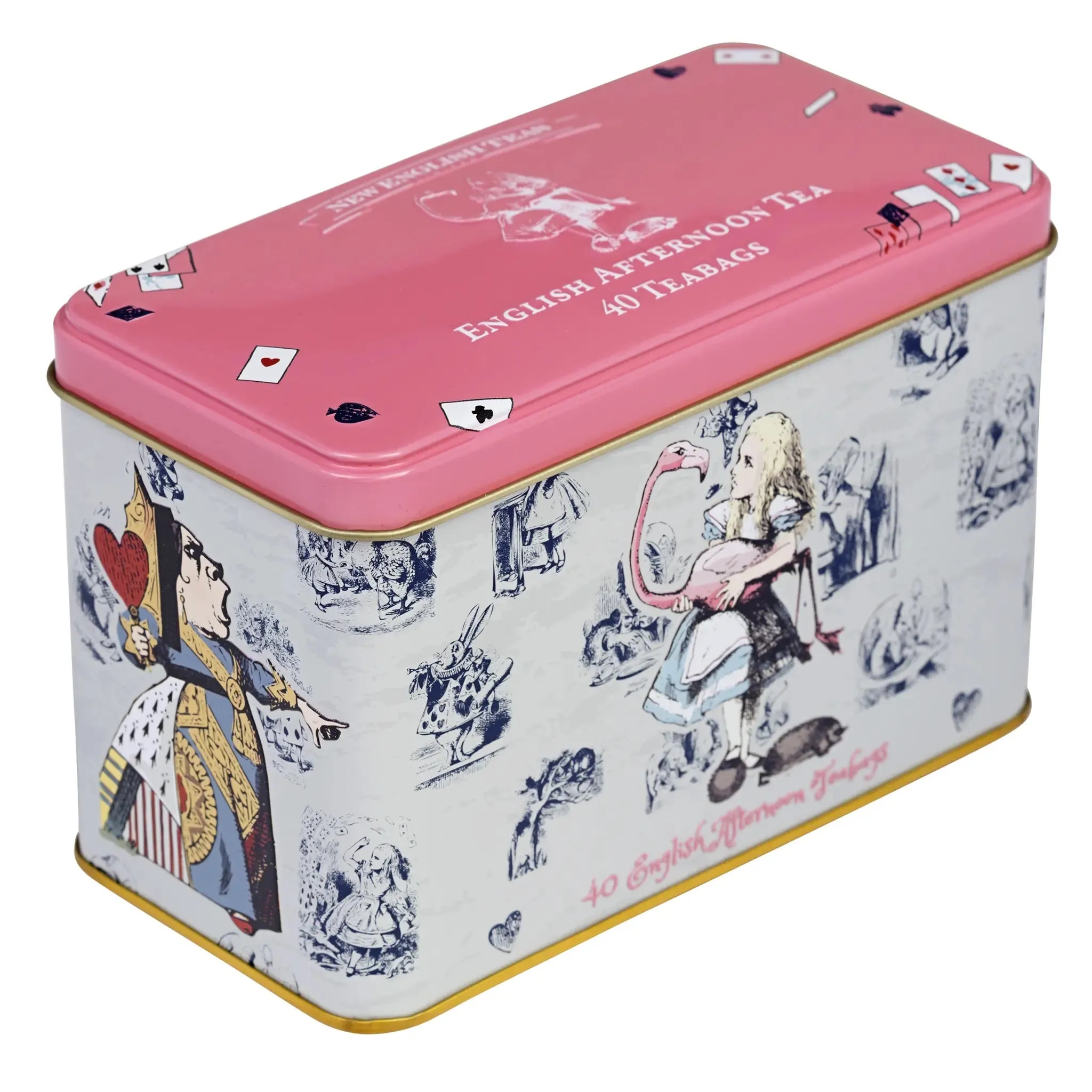 Vintage Alice In Wonderland Classic Tea Tin