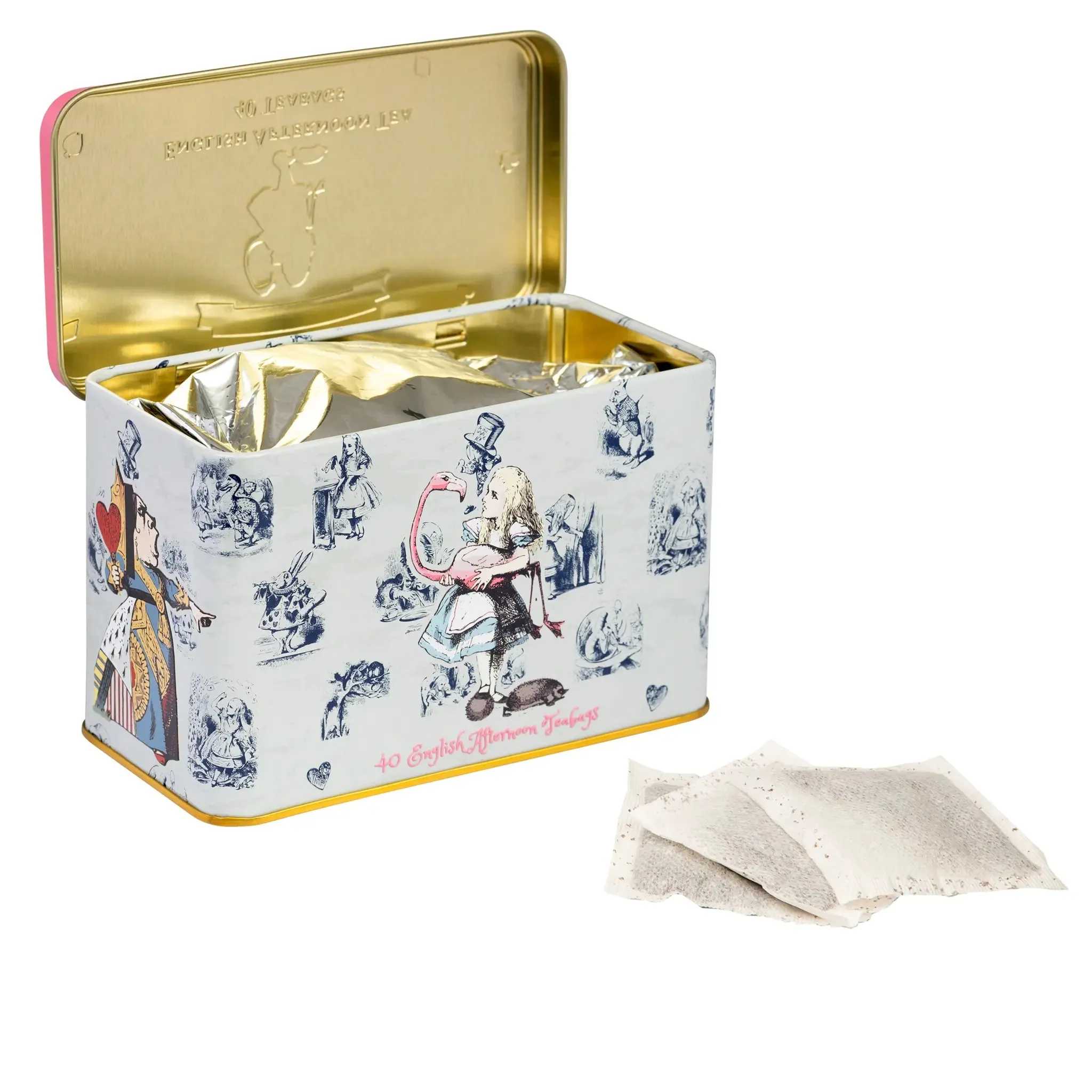 Vintage Alice In Wonderland Classic Tea Tin