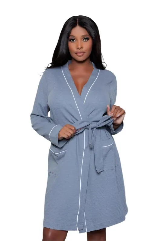 Womens Comfy Waffle Robe